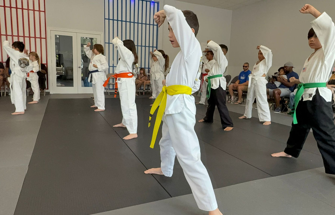 Kids MMA training at Empower Martial Arts Academy